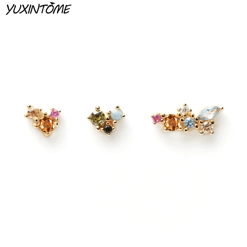 925 Sterling Silver Needle Elegant Crystal Earrings for Women Exquisite Stud Earrings Luxury Wedding Jewelry Accessories Gift
925 Sterling Silver Needle Elegant Crystal Earrings for Women Exquisite Stud Earrings Luxury Wedding Jewelry Accessories Gift