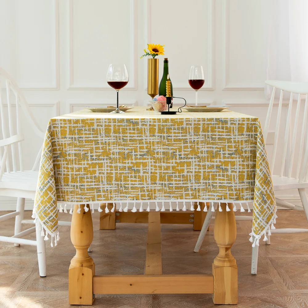 Tablecloth Star Stripe Embroidered Tassel Cotton Linen Rectangular Dustproof Coffee Table Cloth Cover Towel Party Home Decorati
Tablecloth Star Stripe Embroidered Tassel Cotton Linen Rectangular Dustproof Coffee Table Cloth Cover Towel Party Home Decorati