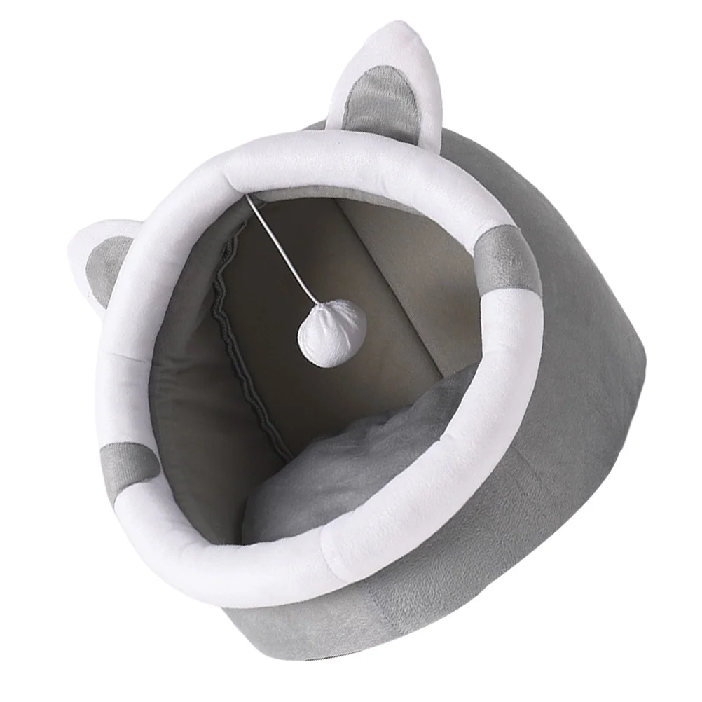 Cat Bed Cave Winter Housedog Small Kitten Enclosed Semi Pet Bedding Warm Cushion Condo Cuddler Animal Comfortable Cozy
Cat Bed Cave Winter Housedog Small Kitten Enclosed Semi Pet Bedding Warm Cushion Condo Cuddler Animal Comfortable Cozy
