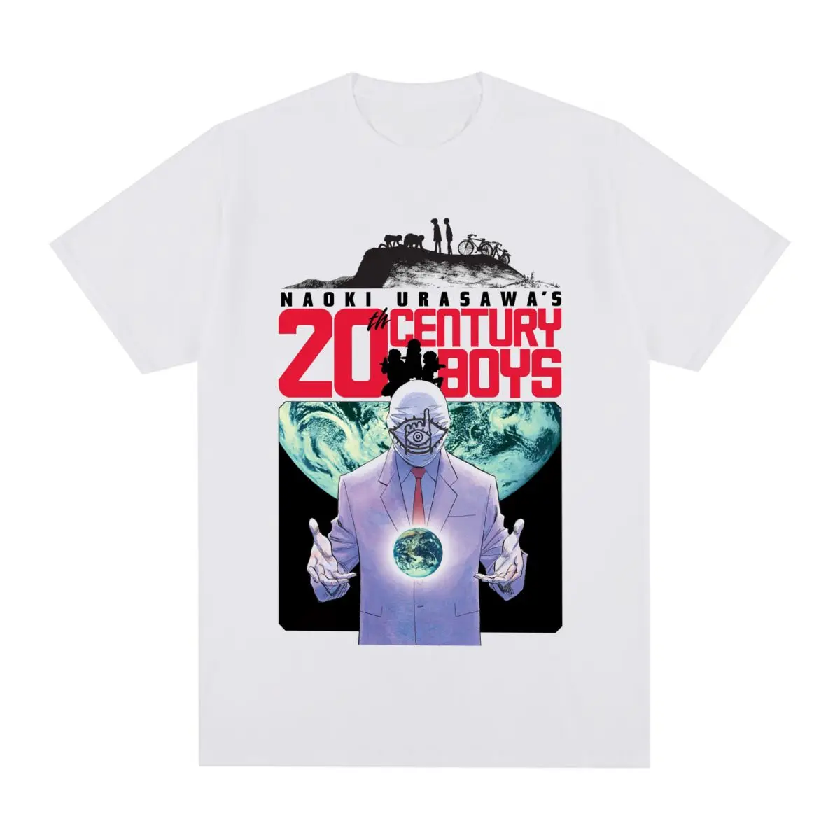 naoki urasawa 20th century boys Vintage T-shirt Manga Cotton Men T shirt New Tee Tshirt Womens Tops
naoki urasawa 20th century boys Vintage T-shirt Manga Cotton Men T shirt New Tee Tshirt Womens Tops