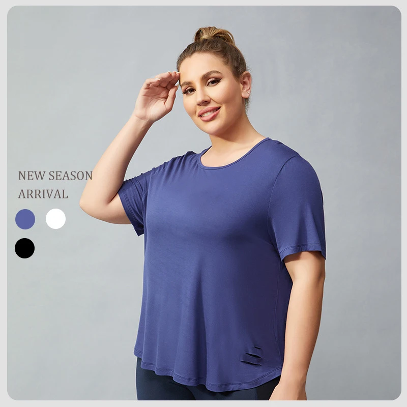 Women Sports Top Short Sleeve T Shirt Loose Sexy Hollow Out Feminina T Shirts Female Plus Size Long Style Running Tops 4XL
Women Sports Top Short Sleeve T Shirt Loose Sexy Hollow Out Feminina T Shirts Female Plus Size Long Style Running Tops 4XL