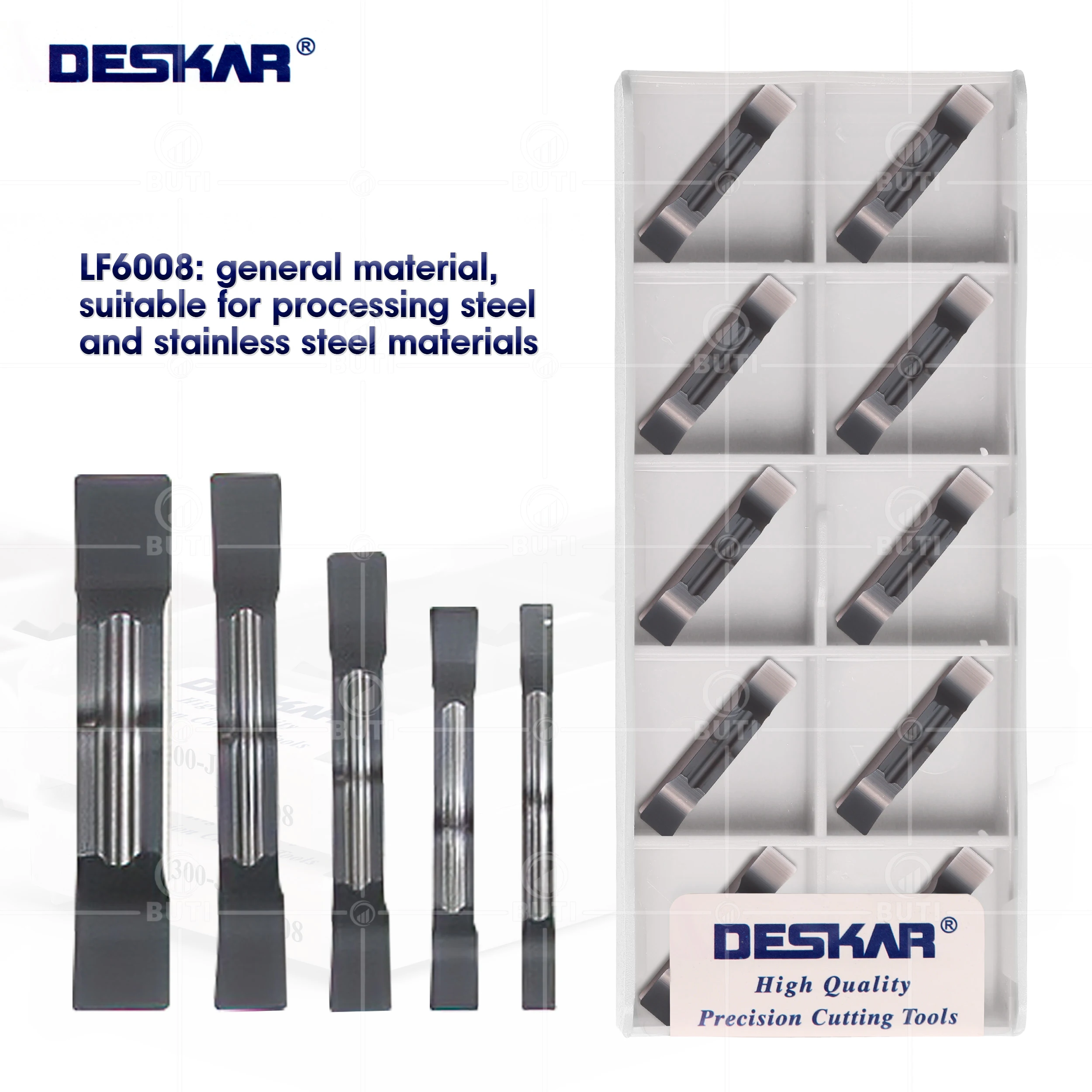 DESKAR 100% Original MGGN150 200 250 300 400 500-JM LF6008 High Quality CNC Lathe Grooving Blade For Processing General Material
DESKAR 100% Original MGGN150 200 250 300 400 500-JM LF6008 High Quality CNC Lathe Grooving Blade For Processing General Material