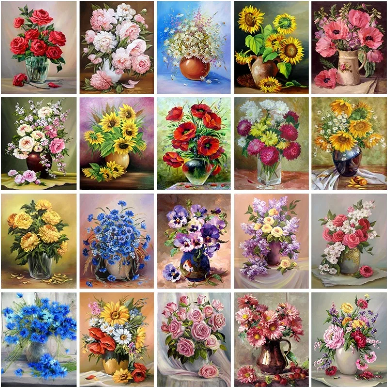 5D Diamond Painting Full Drill Kits DIY Flower Round Diamond Sunflower Rose Diamond Embroidery Decorative Painting 20*30cm
5D Diamond Painting Full Drill Kits DIY Flower Round Diamond Sunflower Rose Diamond Embroidery Decorative Painting 20*30cm