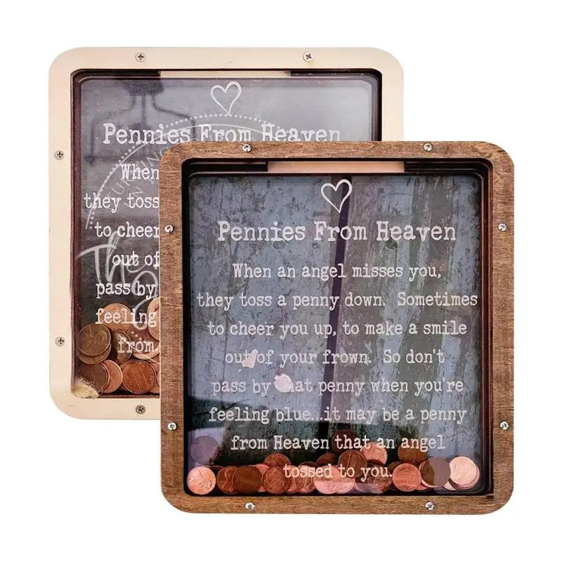 Paradise Piggy Bank Heaven Bank Wood Piggy Bank Pennies From Heaven's Bank Coin Bank Piggy Bank Memorial Gift Memorial
Paradise Piggy Bank Heaven Bank Wood Piggy Bank Pennies From Heaven's Bank Coin Bank Piggy Bank Memorial Gift Memorial