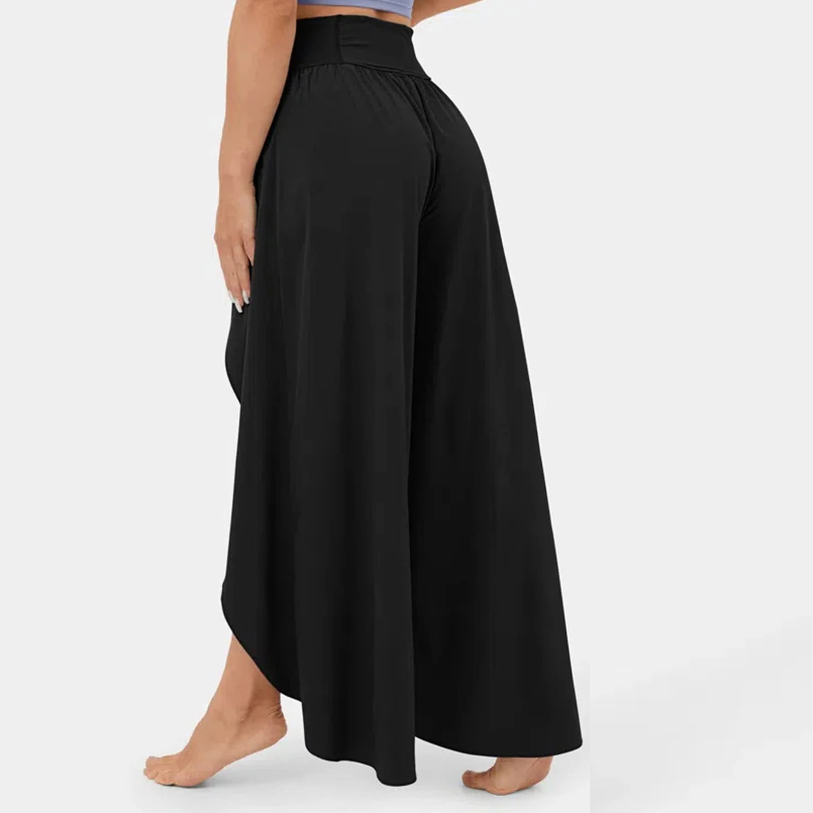 Palazzo Pants Solid Color Women Pants with Pocket Ladies Side Slit Casual Style Loose Fit Elastic Waisted Vacation Suit
Palazzo Pants Solid Color Women Pants with Pocket Ladies Side Slit Casual Style Loose Fit Elastic Waisted Vacation Suit