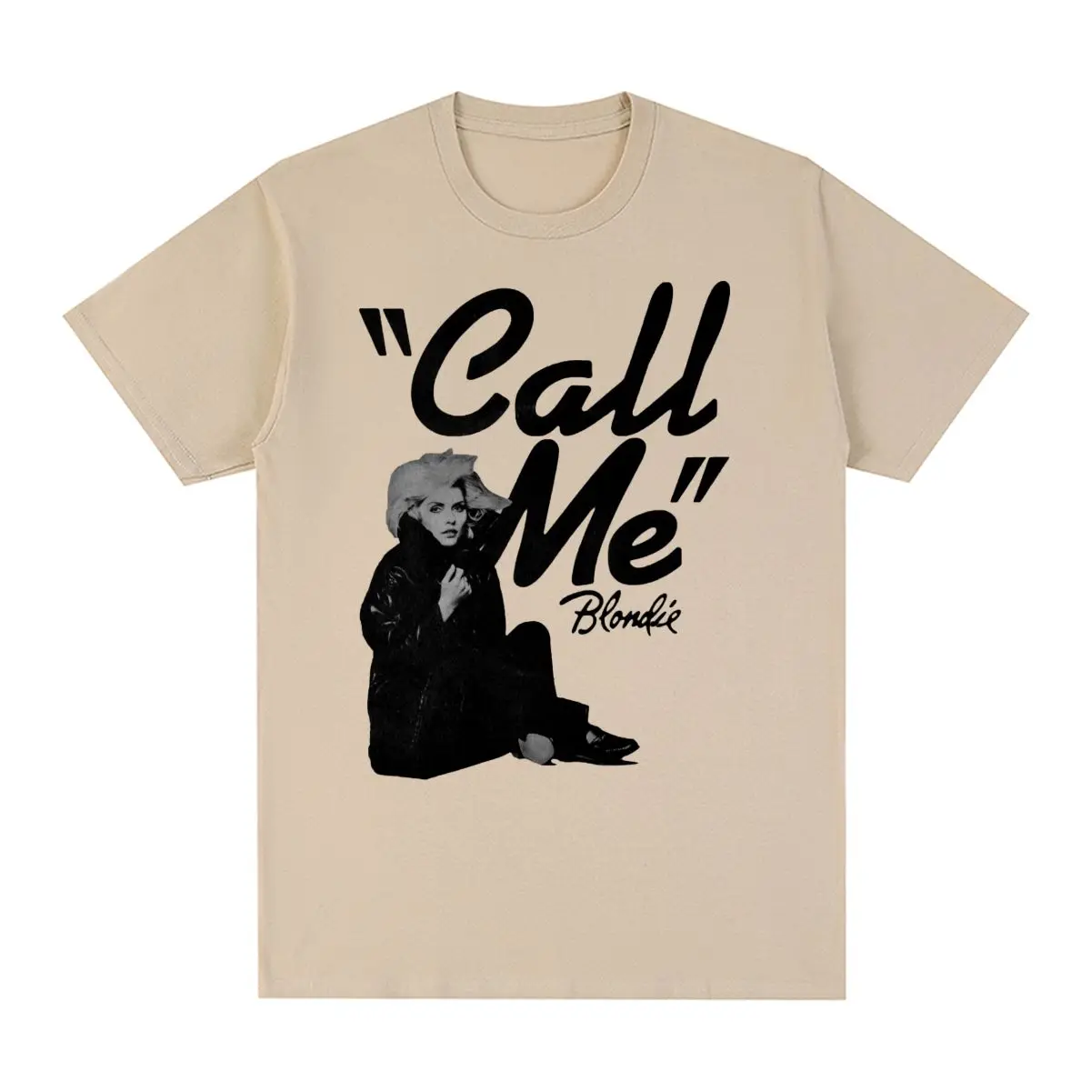 Винтажная Футболка Call Me Blondie, Классическая хлопковая Мужская футболка с рок-роллом и альбомом музыки, новая футболка, женские топы
Винтажная Футболка Call Me Blondie, Классическая хлопковая Мужская футболка с рок-роллом и альбомом музыки, новая футболка, женские топы