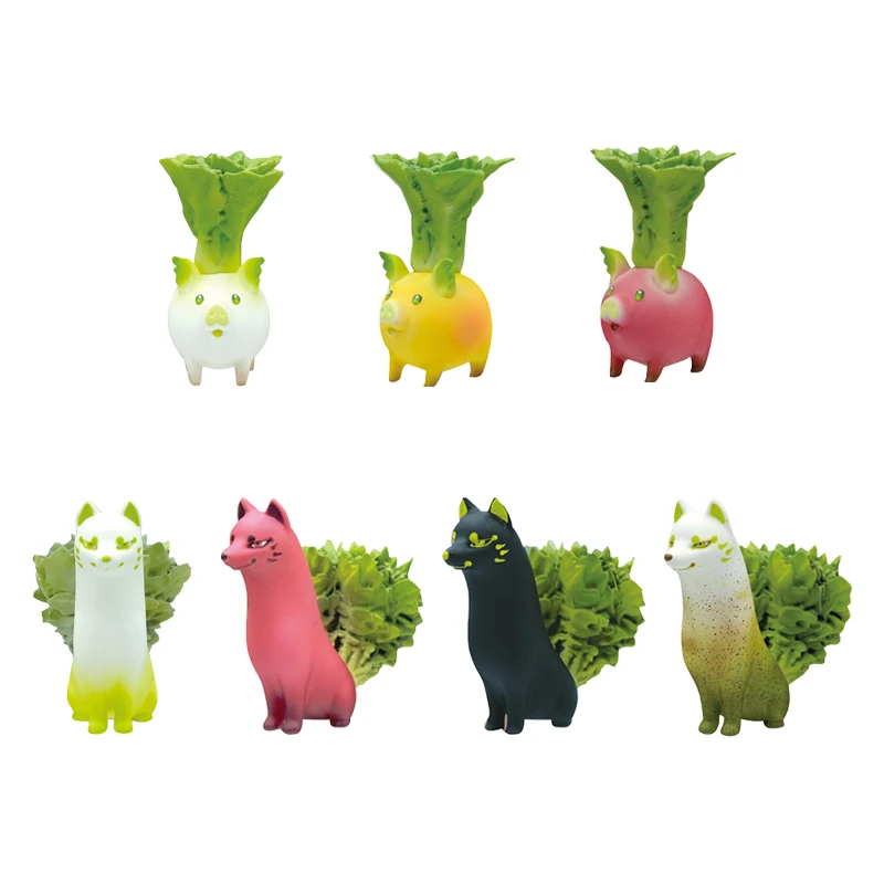 Gachapon Capsule Toy QUALIA Vegetable Elf Daikon Wolf Carrot Pig Cabbage Dog Action Figure Gashapon Table Ornaments
Gachapon Capsule Toy QUALIA Vegetable Elf Daikon Wolf Carrot Pig Cabbage Dog Action Figure Gashapon Table Ornaments