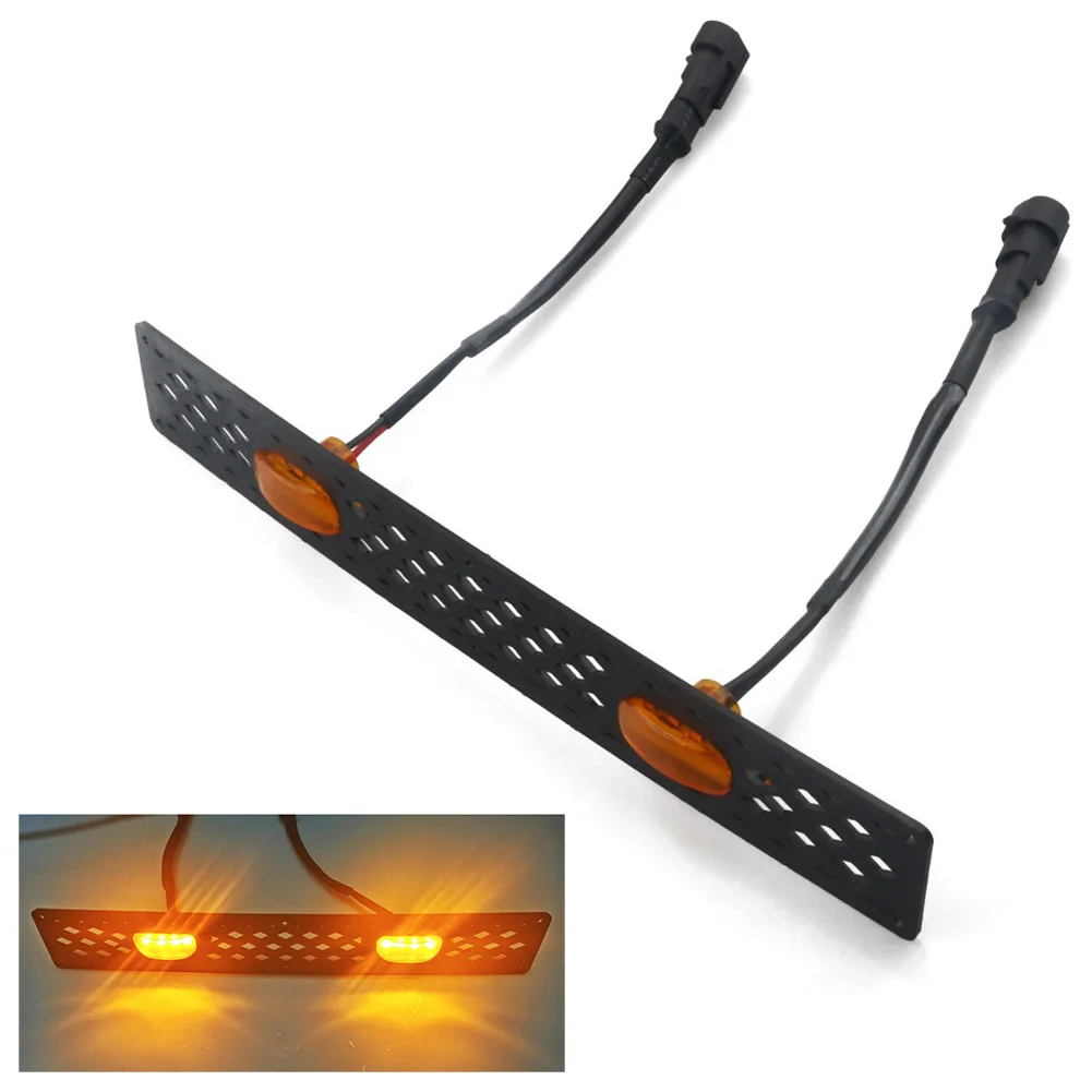 Car Grille DRL Running Lights 4500K For Toyota Raptor Style Front Hood Grille 4pcs Amber LED Lights Assy W/bracket IP67 Parts
Car Grille DRL Running Lights 4500K For Toyota Raptor Style Front Hood Grille 4pcs Amber LED Lights Assy W/bracket IP67 Parts