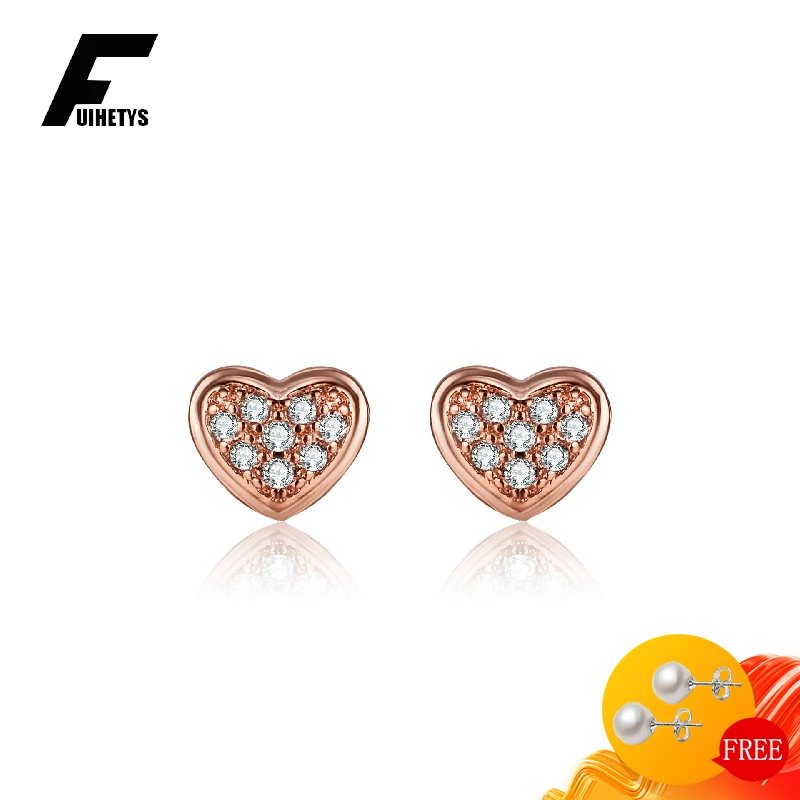 Fashion 925 Silver Jewelry Earrings Heart Shape Zircon Gemstones Stud Earring for Women Wedding Engagement Party Gift Wholesale
Fashion 925 Silver Jewelry Earrings Heart Shape Zircon Gemstones Stud Earring for Women Wedding Engagement Party Gift Wholesale