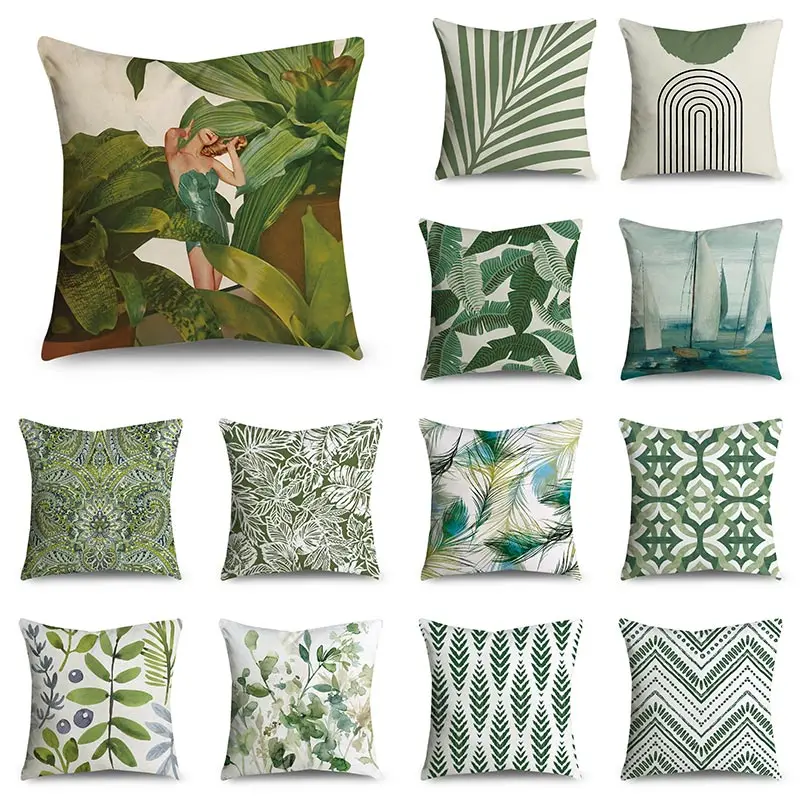 45x45cm Green Pattern Geometric Cushion Cover Pillowcase Sofa Cushion Upholstery Polyester Home Decor Pillowcase
45x45cm Green Pattern Geometric Cushion Cover Pillowcase Sofa Cushion Upholstery Polyester Home Decor Pillowcase