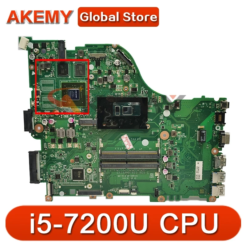 Материнская плата для ноутбука Akemy для ACER Aspire F5-573 i5-7200U, системная плата SR2ZU N16S-GT1-KB-A2 DDR4
Материнская плата для ноутбука Akemy для ACER Aspire F5-573 i5-7200U, системная плата SR2ZU N16S-GT1-KB-A2 DDR4