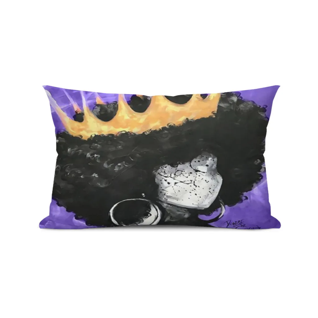 

Purple-Rose-Queen-Charm-Pillowcase Pattern Dream Fashion Cushion Pillowcase Home Decor 30x50CM