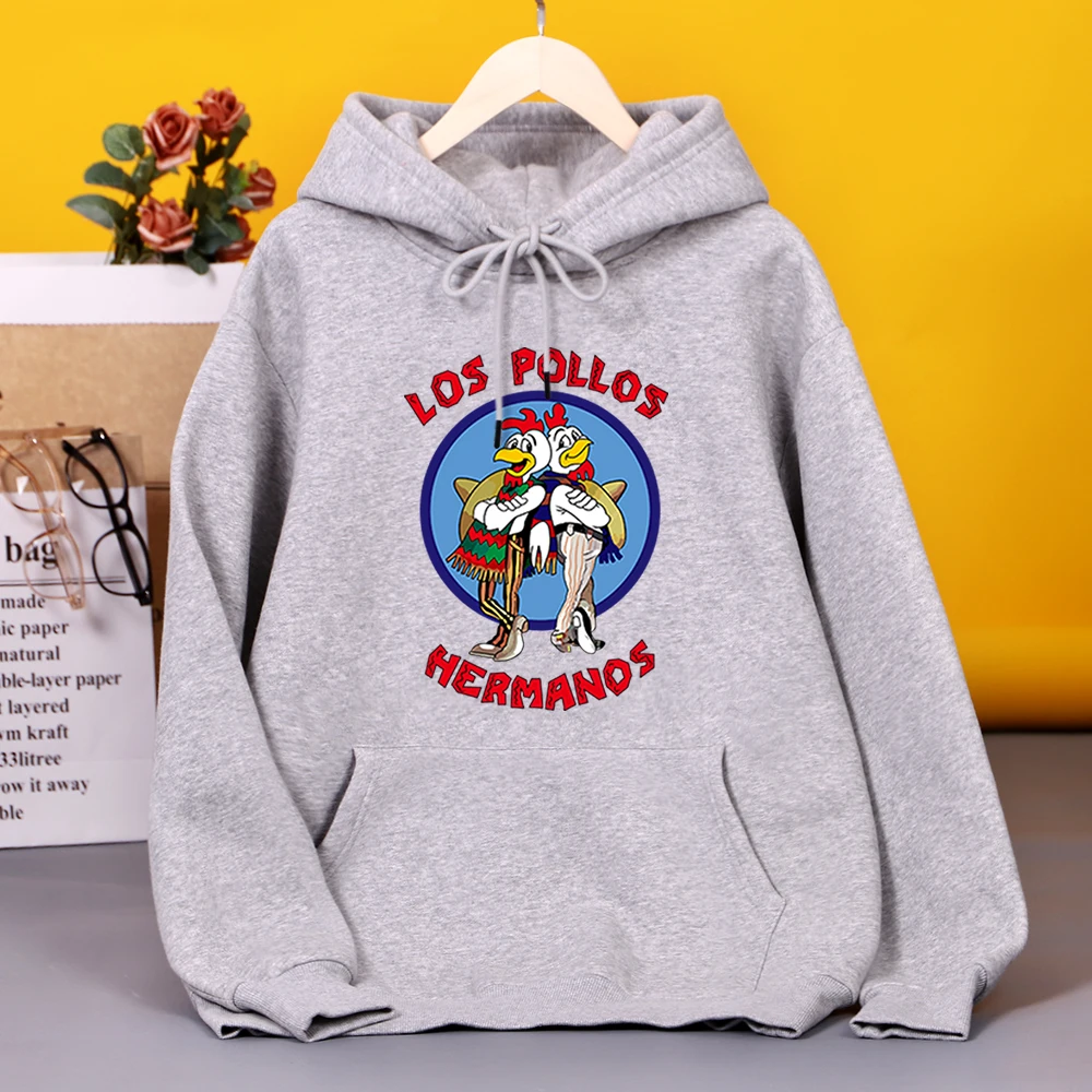 Funny Los Pollos Hermanos Print Sweatshirt Female Fashion Fleece Hooded Simplicity Classic Hoodie All-Match Fleece Clothes Woman
Funny Los Pollos Hermanos Print Sweatshirt Female Fashion Fleece Hooded Simplicity Classic Hoodie All-Match Fleece Clothes Woman