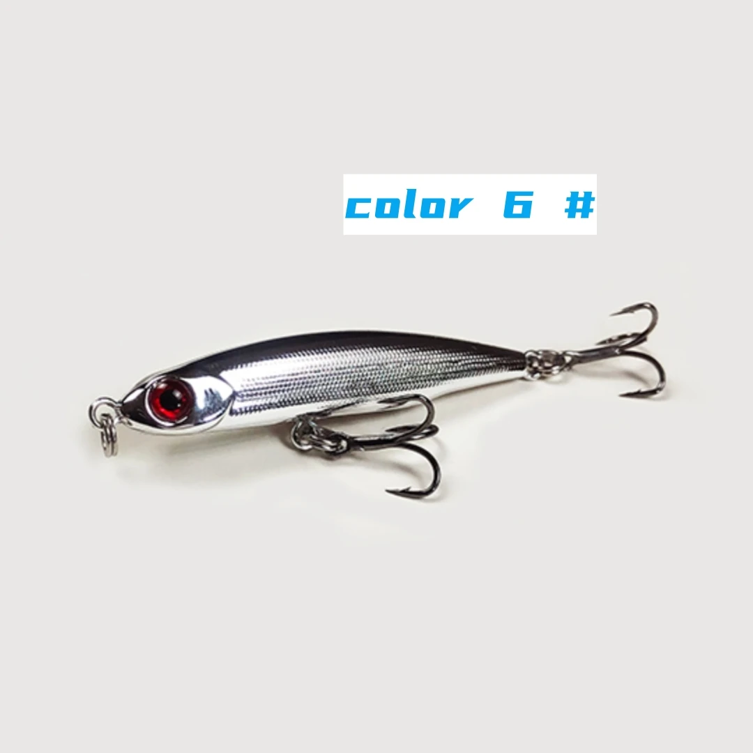 6pcs Sinking Pencil 11.5g 7.5cm Long Casting Stickbait Wobblers Good Action Artificial Hard Bait forBass Trout Sea Fishing Lures
6pcs Sinking Pencil 11.5g 7.5cm Long Casting Stickbait Wobblers Good Action Artificial Hard Bait forBass Trout Sea Fishing Lures