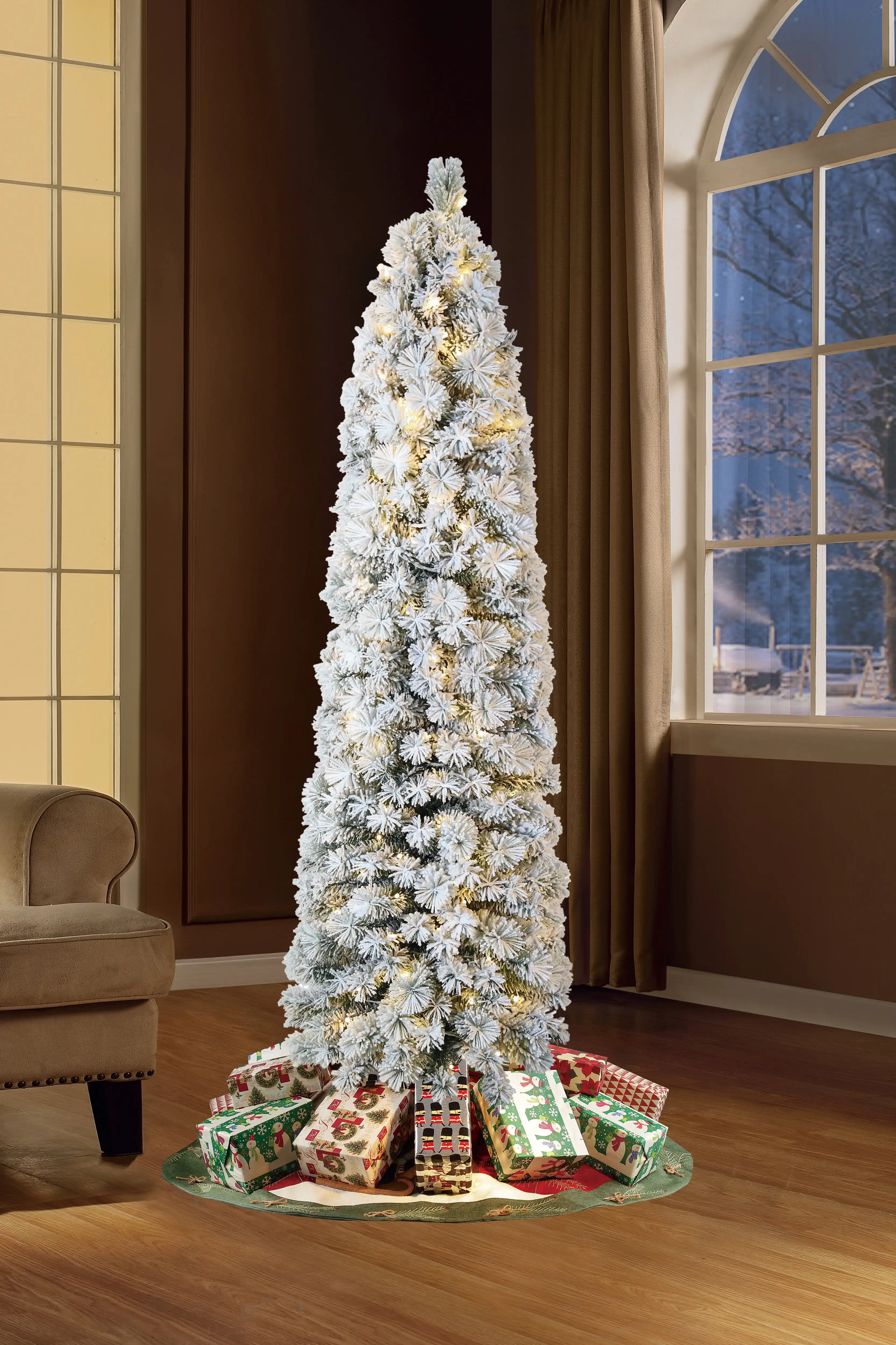 7' Artificial Colorado Christmas Tree, Pre-Lit with 190 Warm White LEDs, by Holiday Time
7' Artificial Colorado Christmas Tree, Pre-Lit with 190 Warm White LEDs, by Holiday Time