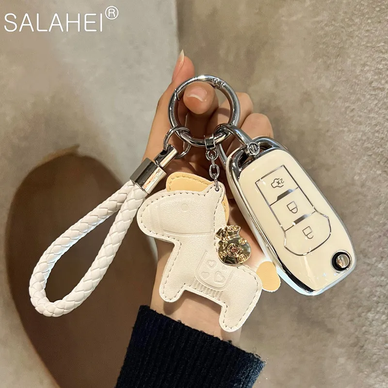 Cute Pony Car Key Case Cover TPU Keychain Key Ring For Ford Fusion Fiesta Escort Mondeo Everest Ranger 2019 S Max Accessories
Cute Pony Car Key Case Cover TPU Keychain Key Ring For Ford Fusion Fiesta Escort Mondeo Everest Ranger 2019 S Max Accessories