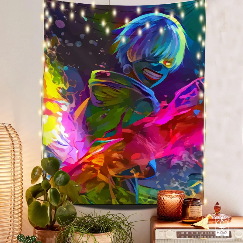 Watercolor Ghost Slayer Tapestry with Lights Various Series of Anime Tapestries Wall Kawaii Room Decor Decoration Home Aesthetic
Watercolor Ghost Slayer Tapestry with Lights Various Series of Anime Tapestries Wall Kawaii Room Decor Decoration Home Aesthetic
