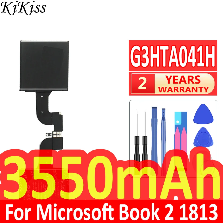 

KiKiss G3HTA041H Battery For Microsoft Surface Book 2 Book2 2nd 1813 15 Inch Batteria + Free Tools