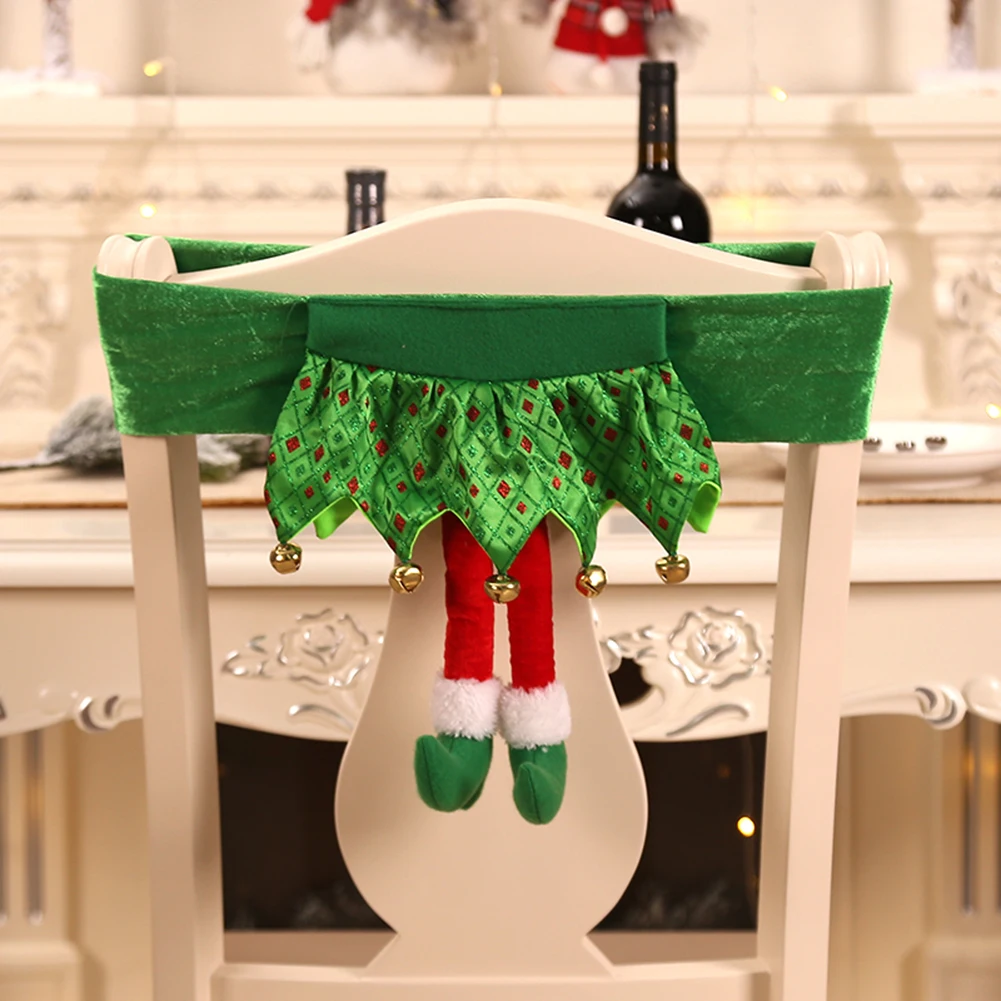 Christmas Chair Slipcover Creative Printing Chair Backrest Cover New Year Gifts Reusable Decoration for Home Hotel Supplies
Christmas Chair Slipcover Creative Printing Chair Backrest Cover New Year Gifts Reusable Decoration for Home Hotel Supplies