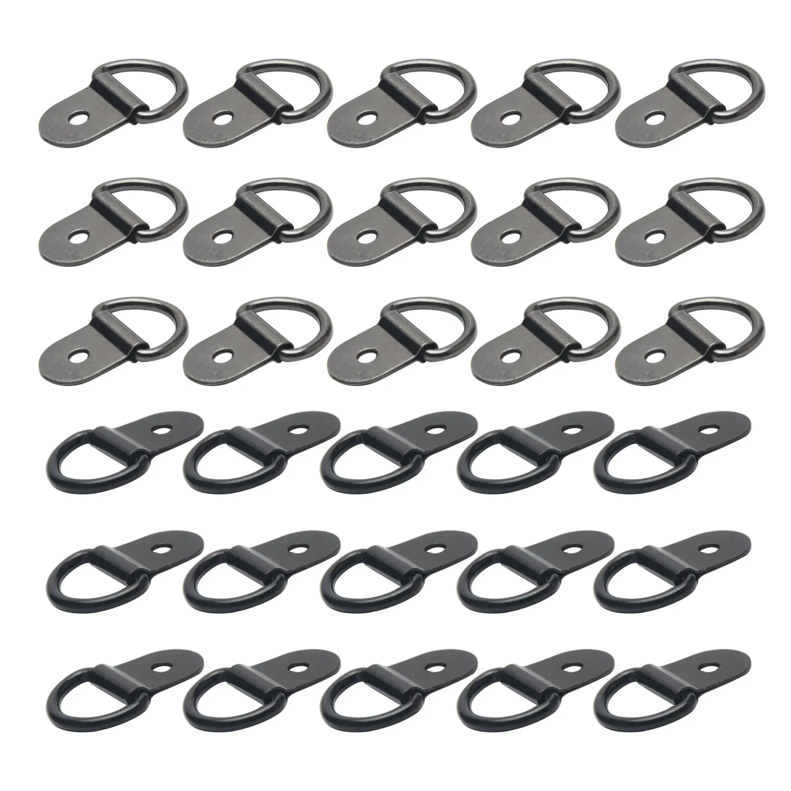 

30pcs Practical Load On Case RV Boat Hardware Heavy Duty Stainless Steel Kelleg Lashing D Ring Tie Down For Trailer Easy Install