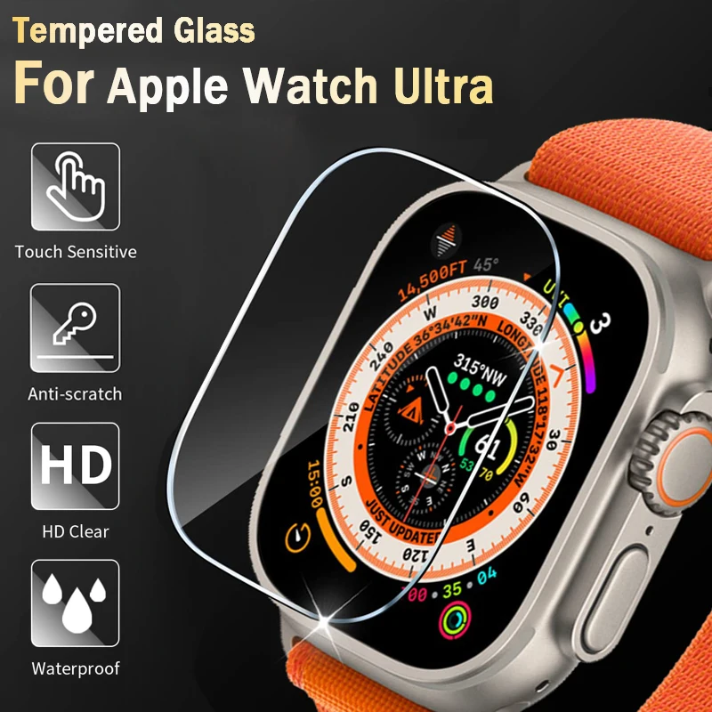 Screen Protector For Apple Watch Ultra 49mm Accessories Anti-Scratch Waterproof Tempered Glass HD Full Film iWatch Ultra 49 mm
Screen Protector For Apple Watch Ultra 49mm Accessories Anti-Scratch Waterproof Tempered Glass HD Full Film iWatch Ultra 49 mm
