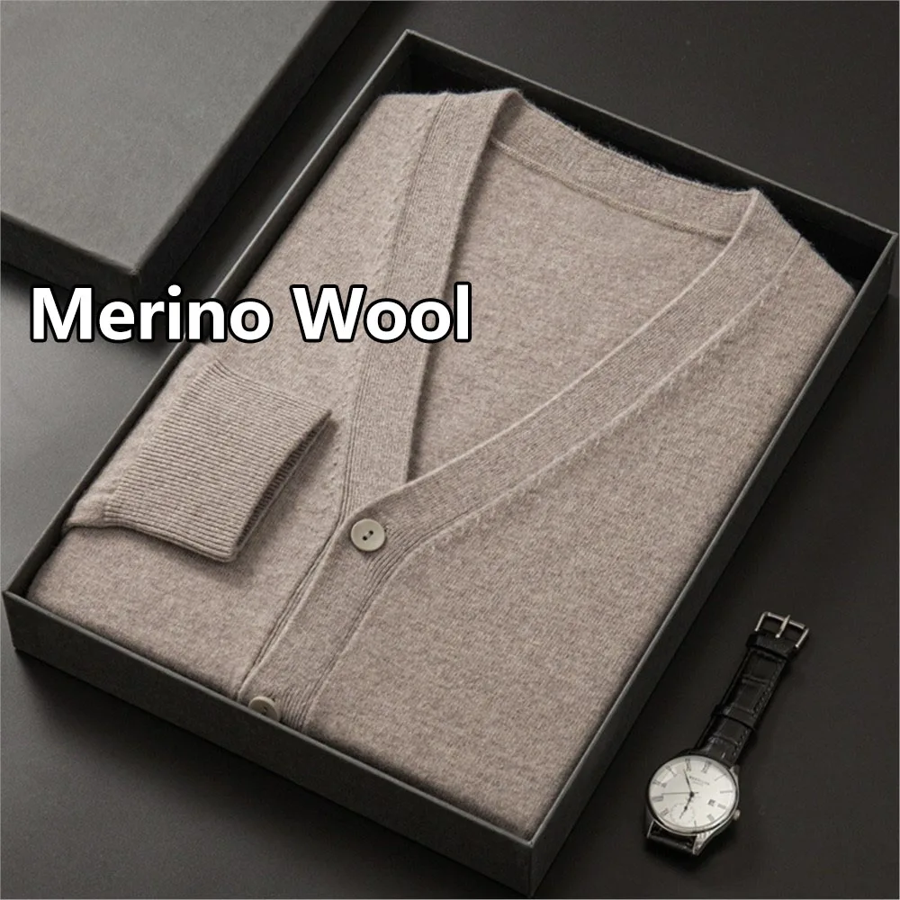 Mens New Merino Wool Cardigan Button Decor Large Size Sweater Male Loose Soft Casual Winter Jacket Oversize Luxury Knit Sweater
Mens New Merino Wool Cardigan Button Decor Large Size Sweater Male Loose Soft Casual Winter Jacket Oversize Luxury Knit Sweater