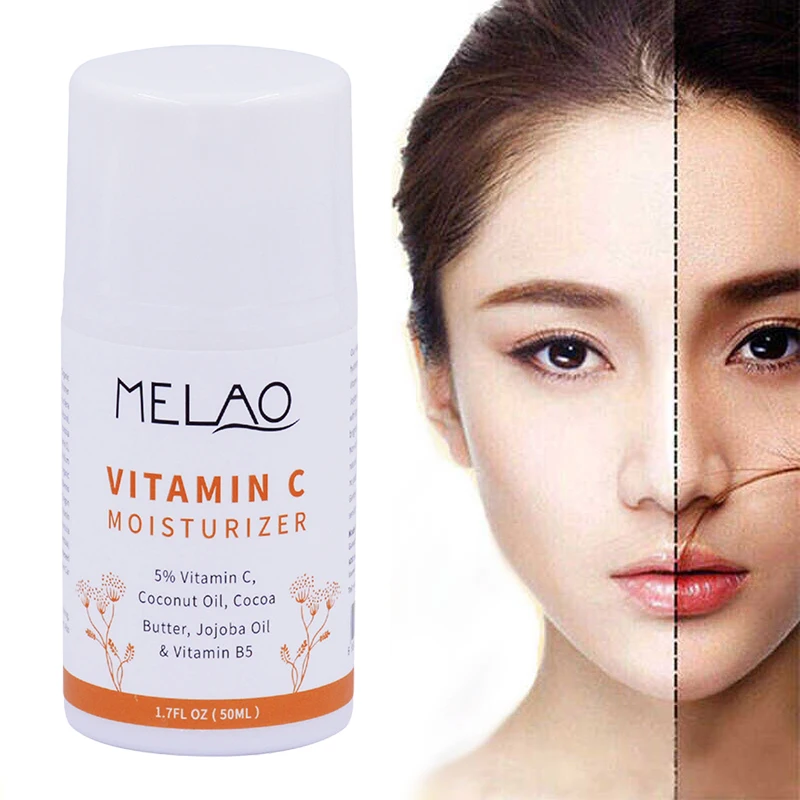 

50ml VC Whitening Repair Cream Vitamin C E Hyaluronic Acid Aloe Extract Moisturizing Anti-wrinkle Cream TSLM2