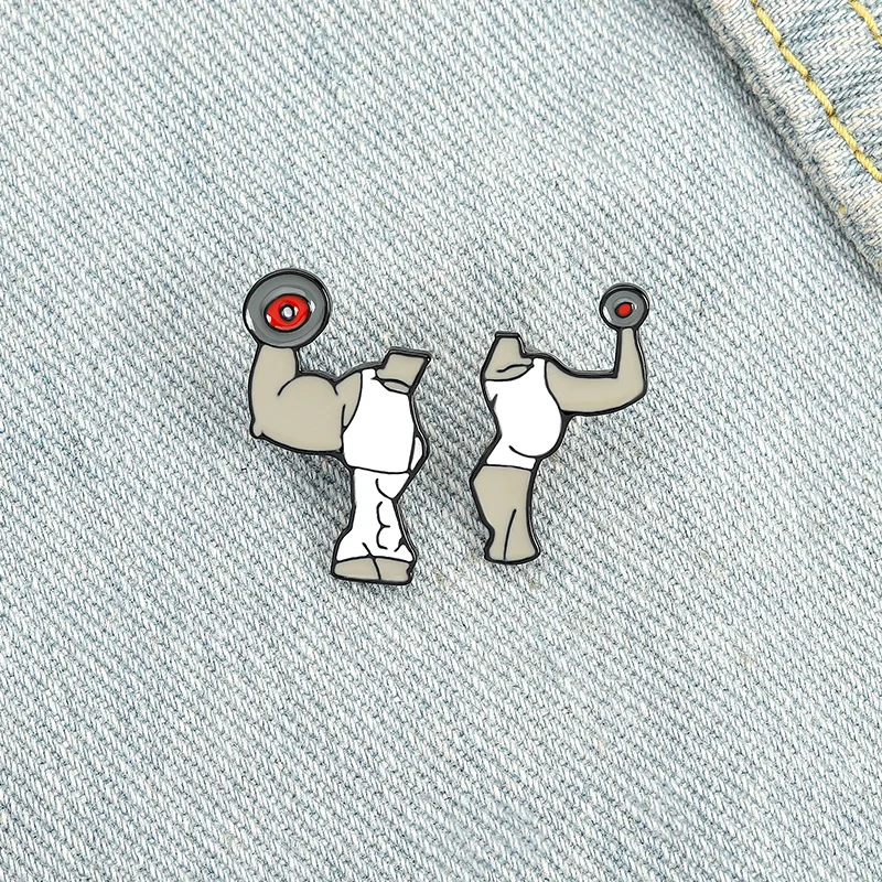 Cartoon Friends Creativity Women's Brooch Barbell Lifting New Year Gift Christmas Badges Enamel Pin Lapel Pins Jewelry Fashion
Cartoon Friends Creativity Women's Brooch Barbell Lifting New Year Gift Christmas Badges Enamel Pin Lapel Pins Jewelry Fashion