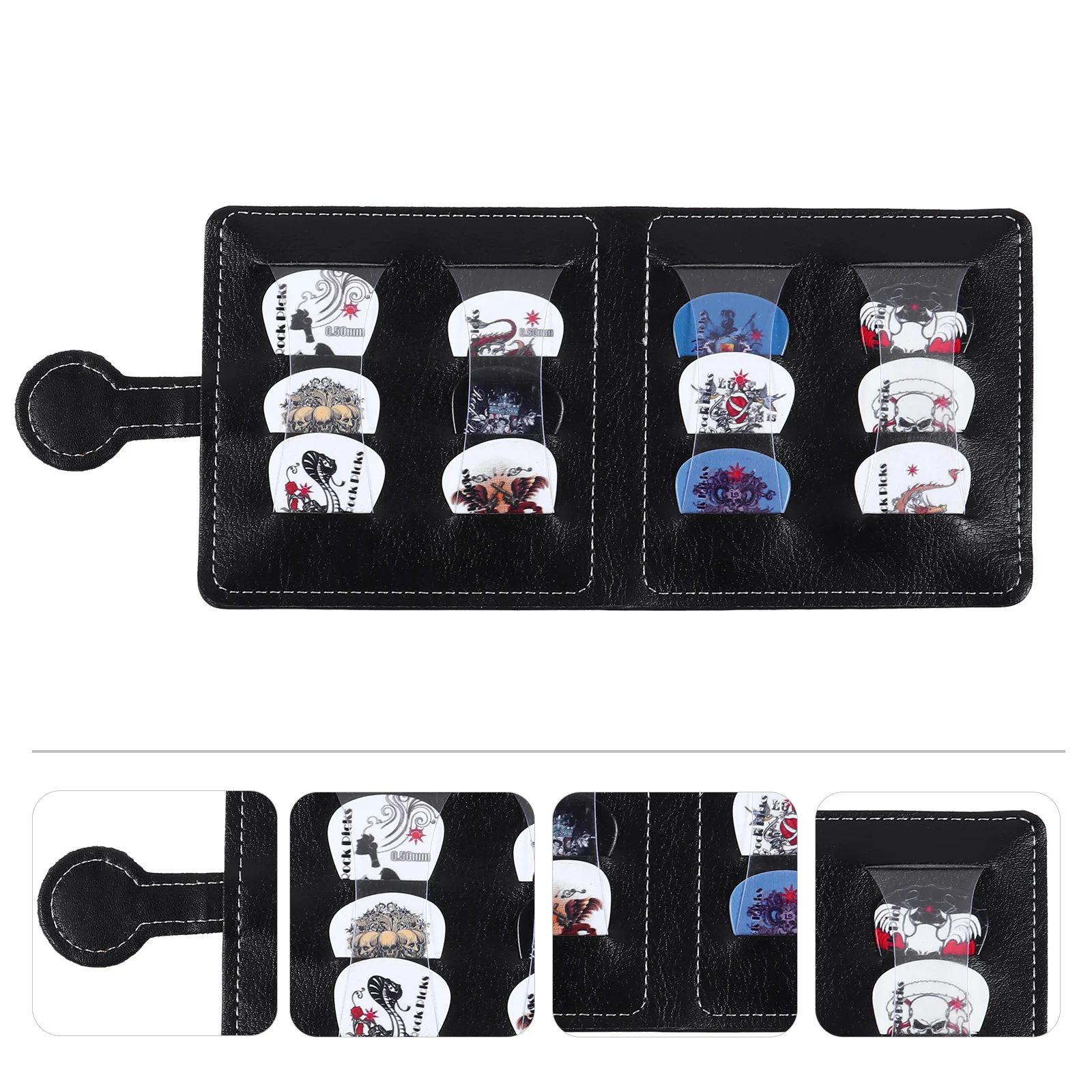 1Pc Guitar Pick Holder Portable Guitar Plectrum Pouch Ukulele Pick Case Picks Storage with Picks
1Pc Guitar Pick Holder Portable Guitar Plectrum Pouch Ukulele Pick Case Picks Storage with Picks