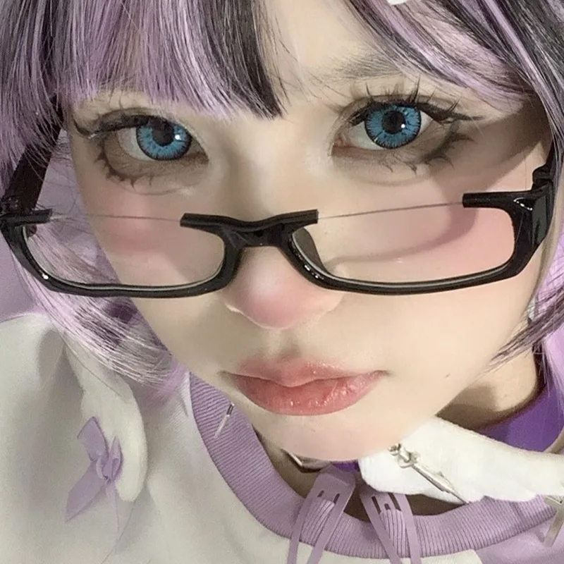 Korean Cosplay Half Frame Glasses Frame Women Lovely No Makeup Plain Glasses Men Eyewear Cute Decorative Computer Glasses
Korean Cosplay Half Frame Glasses Frame Women Lovely No Makeup Plain Glasses Men Eyewear Cute Decorative Computer Glasses