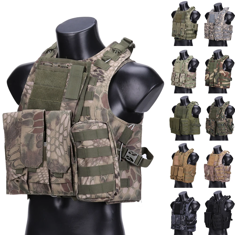 1PC Hunting Tactical Oxford Vest Mens Military Hunting Vest Molle Waistcoat Combat Assault Outdoor Protective Lightweight Vests
1PC Hunting Tactical Oxford Vest Mens Military Hunting Vest Molle Waistcoat Combat Assault Outdoor Protective Lightweight Vests