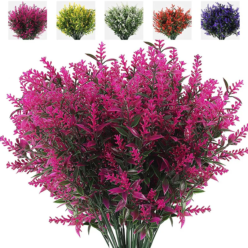 Artificial Flower Plastic Lavender Fake Plant Wedding Home Garden Decoration Bridal Bouquet Photography Props Household Products
Artificial Flower Plastic Lavender Fake Plant Wedding Home Garden Decoration Bridal Bouquet Photography Props Household Products