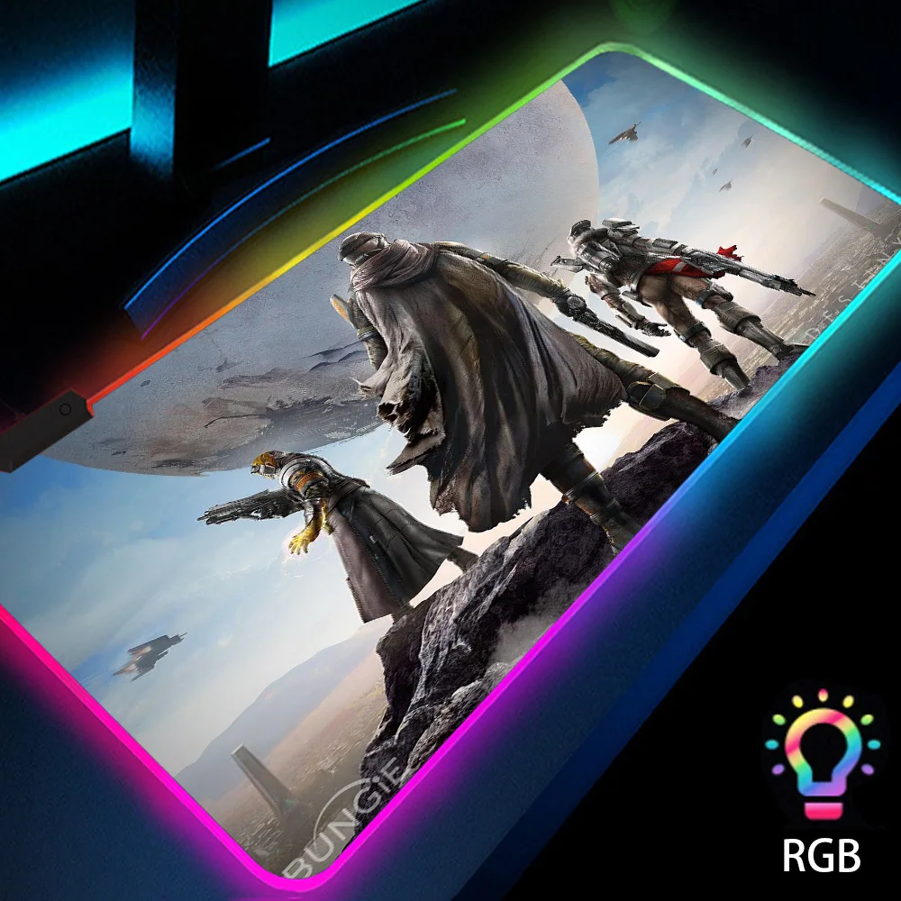 Destiny 2 Bungie Mouse Pad LED Deco Setup Gaming RGB Mechanical Keyboard Funny Mause Pad Large Anime Computer Backlit Desk Mat
Destiny 2 Bungie Mouse Pad LED Deco Setup Gaming RGB Mechanical Keyboard Funny Mause Pad Large Anime Computer Backlit Desk Mat