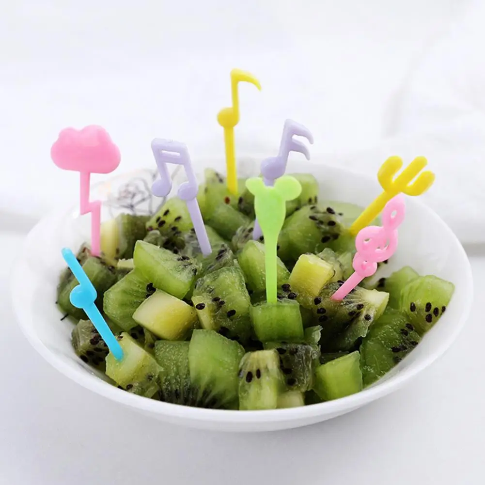1 Set Pretty Fruit Fork Plastic Bento Fork Anti-scratch Cartoon Cute Fun Children Fruit Fork Multi-purpose
1 Set Pretty Fruit Fork Plastic Bento Fork Anti-scratch Cartoon Cute Fun Children Fruit Fork Multi-purpose