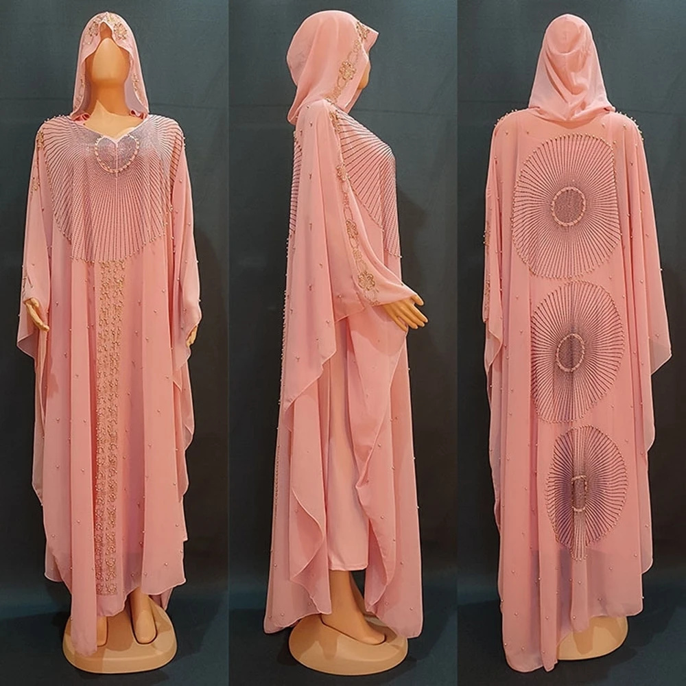 Super Size New Style African Women's Dashiki Fashion Hot Drill Beads Lengthened Cape Hooded Cape Long Dress 2022 Long Maxi Dress
Super Size New Style African Women's Dashiki Fashion Hot Drill Beads Lengthened Cape Hooded Cape Long Dress 2022 Long Maxi Dress