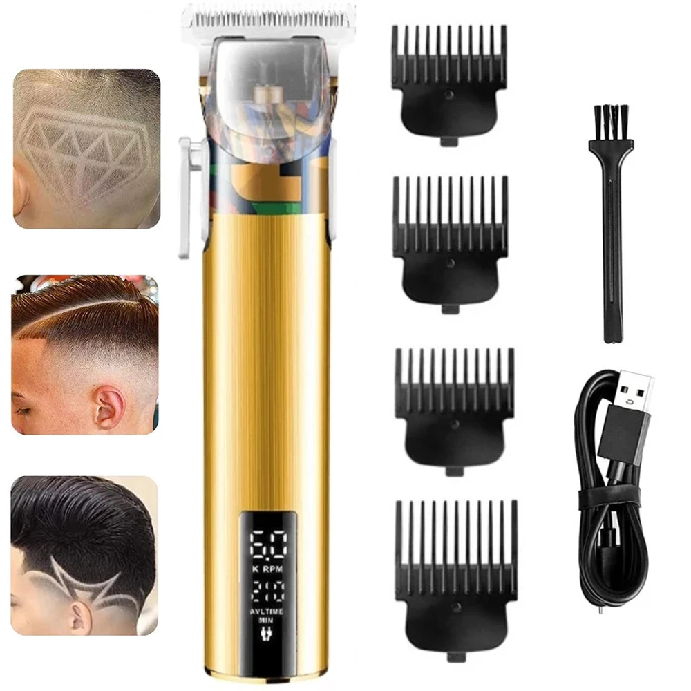 Kemei Max5086 Hair Clipper Professional Type-c T9 Men Hair Trimmer Beard LCD Display Electric Cutter Haircut Machine for Barber
Kemei Max5086 Hair Clipper Professional Type-c T9 Men Hair Trimmer Beard LCD Display Electric Cutter Haircut Machine for Barber
