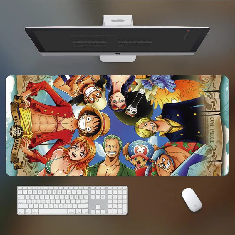 

Viviration One Piece Anime Gaming Mousepad Large Extend Desk Play Carpet Kawaii Mouse Pads Keyboard Mice Mat Desk Accessories