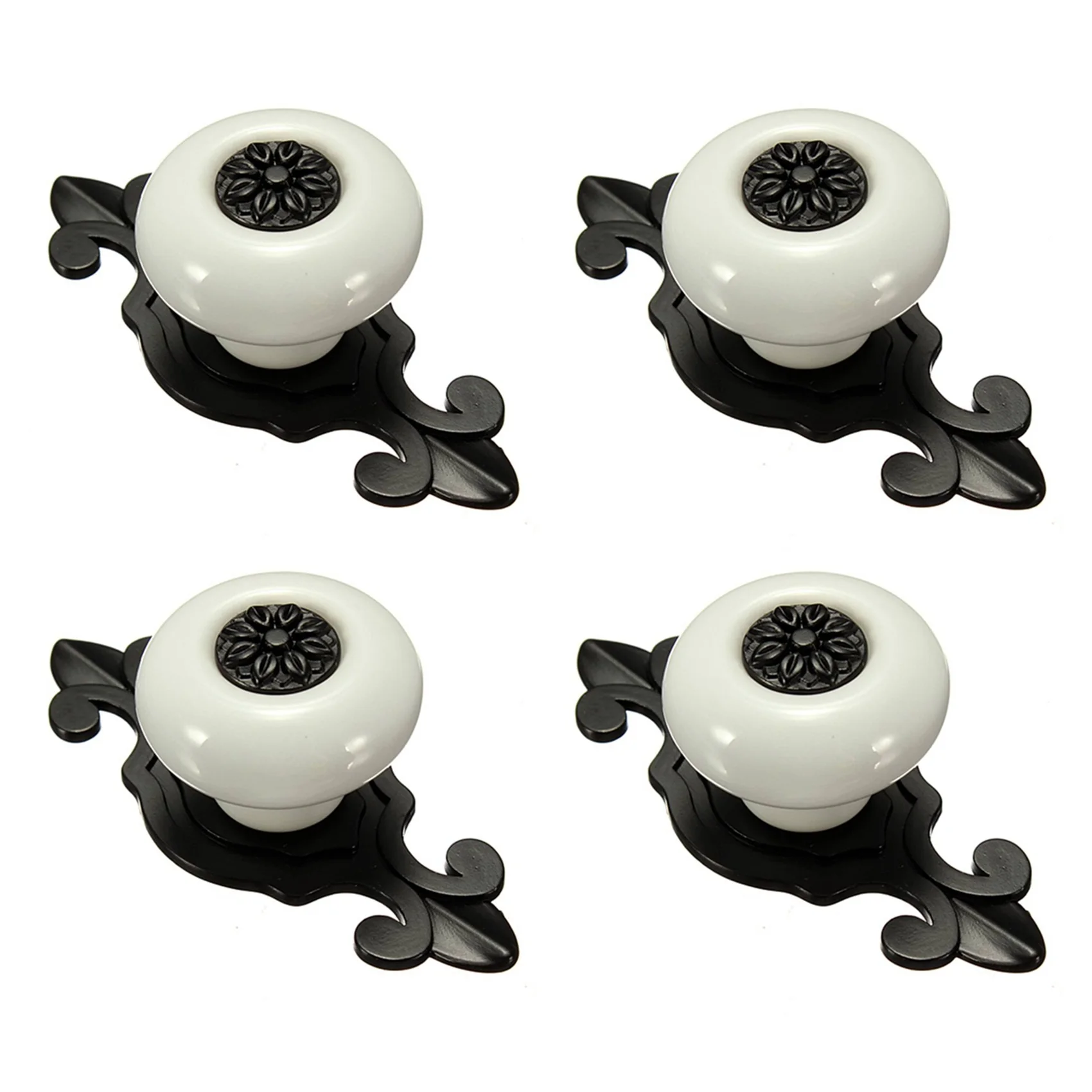 4X Vintage Ceramic Door Knobs Drawer Cabinet Cupboard Wardrobe Pull Handle White+Black
4X Vintage Ceramic Door Knobs Drawer Cabinet Cupboard Wardrobe Pull Handle White+Black
