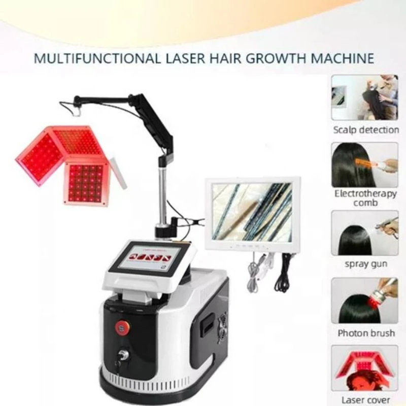 650nm Diode Photon Hair Loss TreatmentMachine LedLaser Hair Growth Comb HairRegrowth Treatment Device Camera
650nm Diode Photon Hair Loss TreatmentMachine LedLaser Hair Growth Comb HairRegrowth Treatment Device Camera
