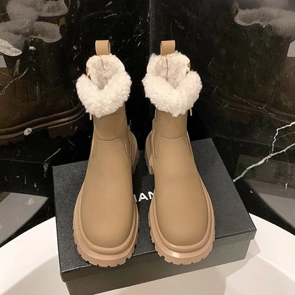2022 Women's boots Winter New Warm Velvet Snow Boots Women Side zipper Femal Shoes
2022 Women's boots Winter New Warm Velvet Snow Boots Women Side zipper Femal Shoes