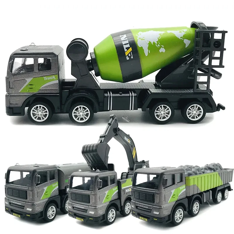 

1/55 Farm Tractor Crane Car Toys for Boys 2 To 3 Alloy Excavator Digger Agricultural Machine Engineering Vehicle Kids Xmas Gifts