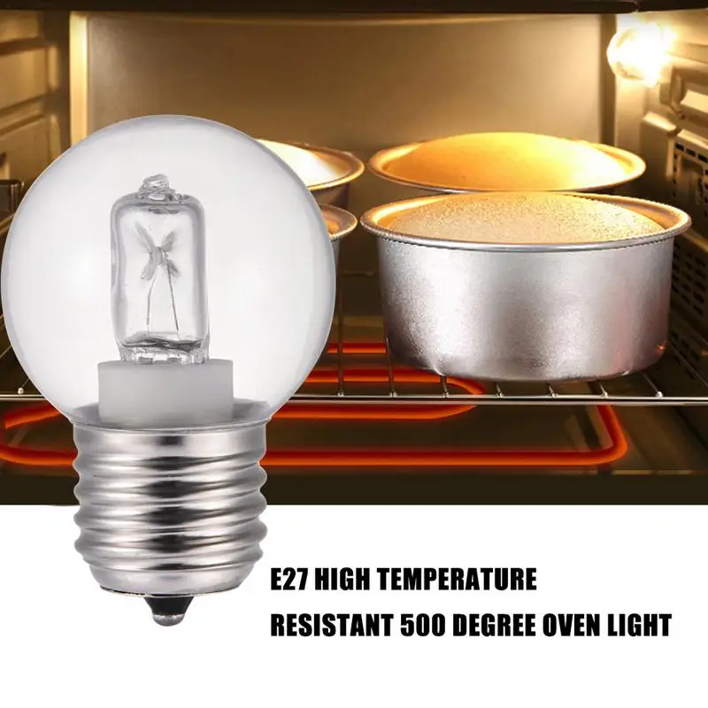 40W E27 Oven Cooker Lamp Heat Resistant Light Microwave Oven Bulbs High Temperature For Refrigerator Toaster
40W E27 Oven Cooker Lamp Heat Resistant Light Microwave Oven Bulbs High Temperature For Refrigerator Toaster