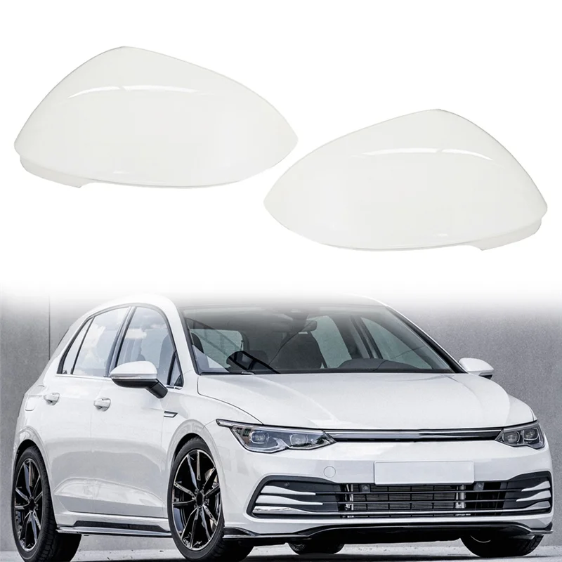 1Pair Car White Rearview Side Glass Mirror Cover Trim Rear Mirror Covers Shell For-VW Golf 8 MK8 2021 2022
1Pair Car White Rearview Side Glass Mirror Cover Trim Rear Mirror Covers Shell For-VW Golf 8 MK8 2021 2022