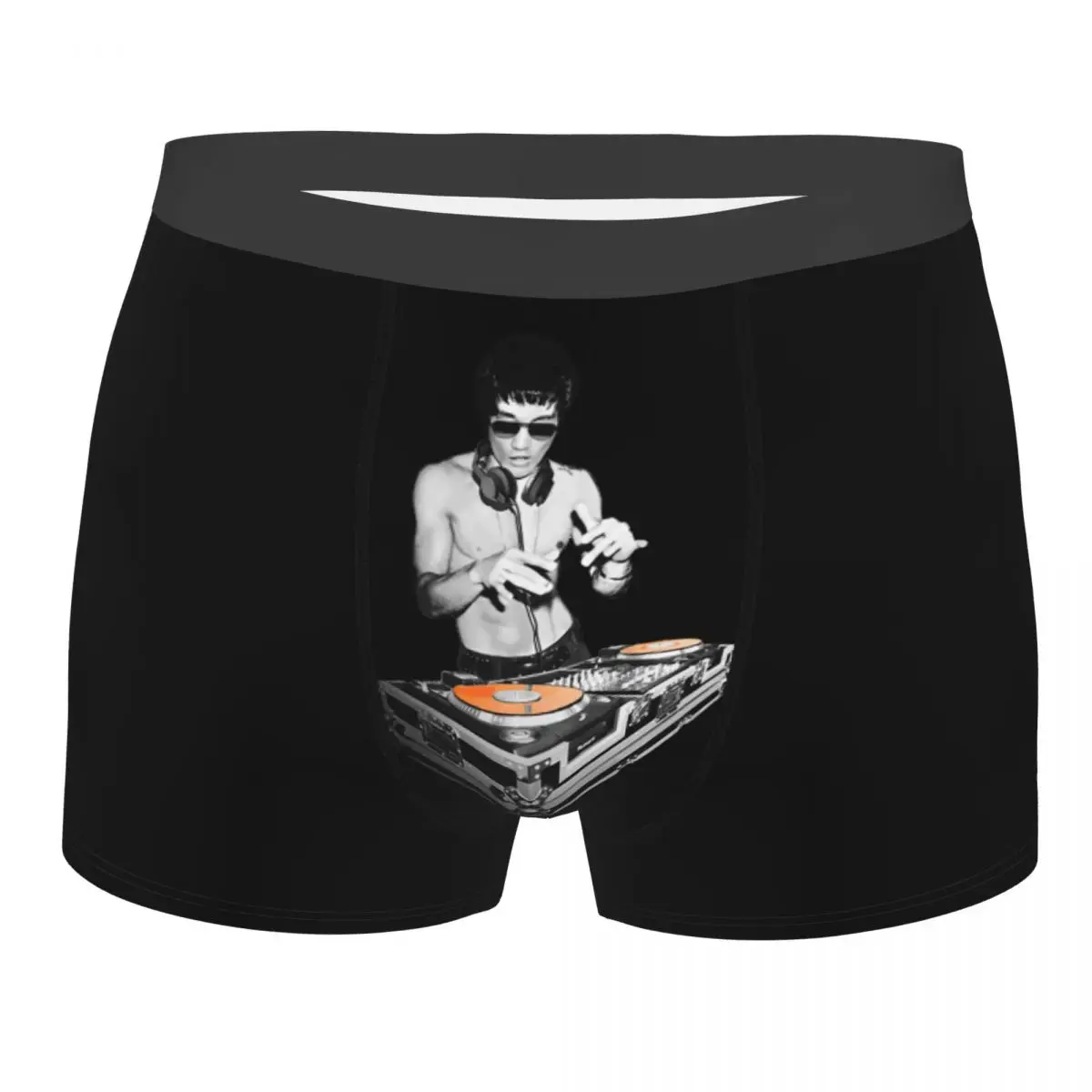 

Bruce Lee Martial Art Men's Underwear Dj Dragon Brusli Karate Boxer Briefs Shorts Panties Funny Polyester Underpants for Male