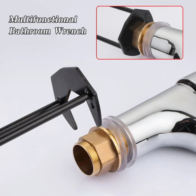 Kitchen Repair Plumbing Tool Flume Sink Wrench Sink Faucet Key Plumbing Pipe Four-claw Hexagon Wrench Bathroom Wrench Tool Sets
Kitchen Repair Plumbing Tool Flume Sink Wrench Sink Faucet Key Plumbing Pipe Four-claw Hexagon Wrench Bathroom Wrench Tool Sets