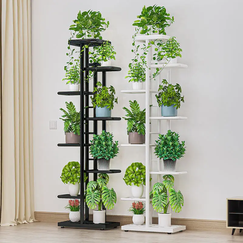 Iron Shelves For Plant Multi-Storey Floor-To-Ceiling Balcony Pot Plant Stand Flower Rack Living Room Lobby Display Flower Stand
Iron Shelves For Plant Multi-Storey Floor-To-Ceiling Balcony Pot Plant Stand Flower Rack Living Room Lobby Display Flower Stand
