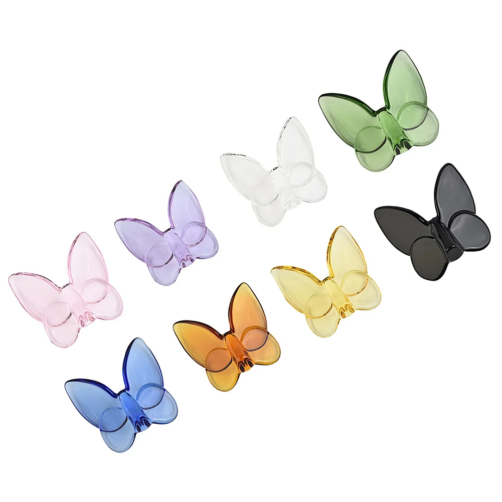 High Quality Crystal Lucky Butterfly Decorations 6.5*8*3cm Home Furnishing Party Hotel Desktop Ornaments Festival Gifts
High Quality Crystal Lucky Butterfly Decorations 6.5*8*3cm Home Furnishing Party Hotel Desktop Ornaments Festival Gifts