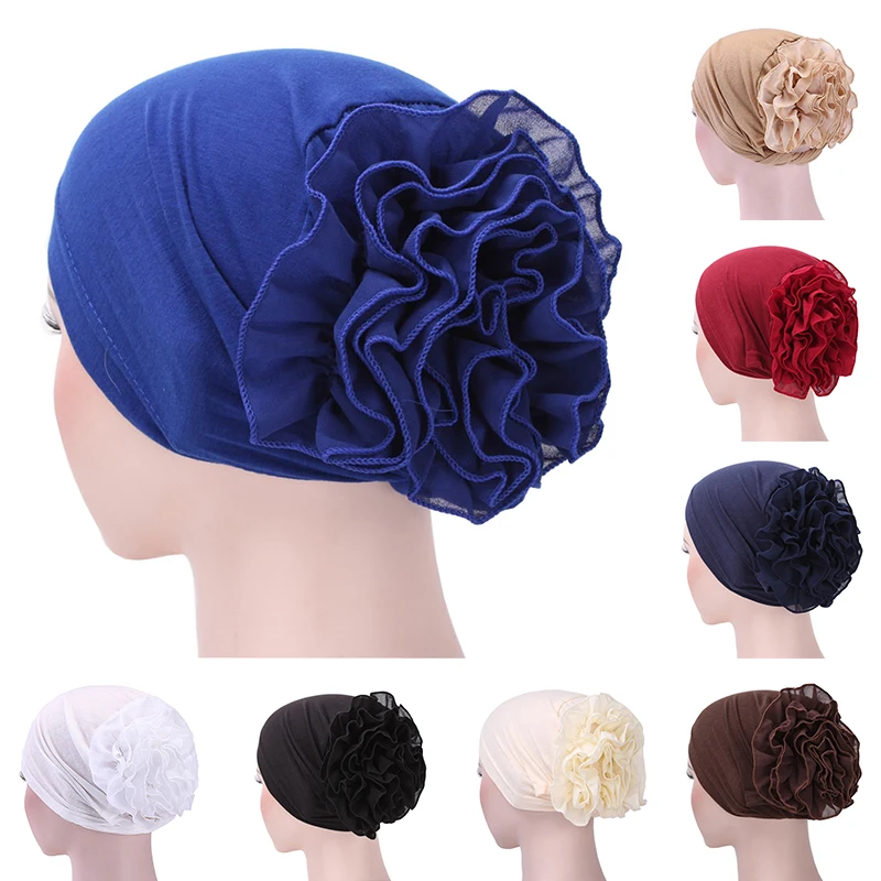Vintage Big Flower Turban Women'S Beanie Hat Muslim Stretch Turban Hat Cap Head Wrap Hair Loss Headwear Hijib Cap Cotton
Vintage Big Flower Turban Women'S Beanie Hat Muslim Stretch Turban Hat Cap Head Wrap Hair Loss Headwear Hijib Cap Cotton