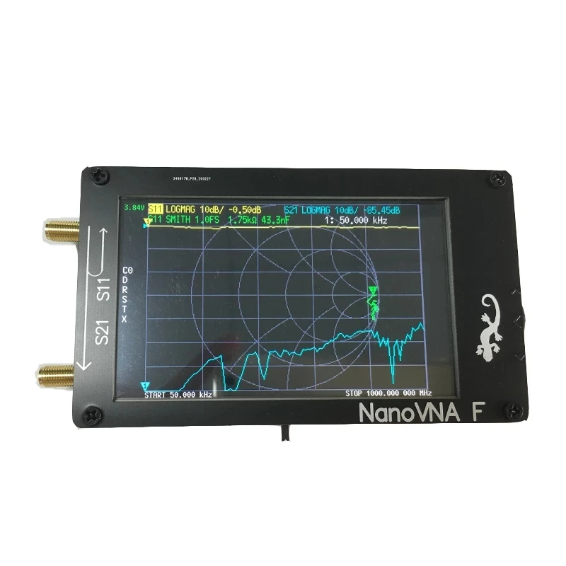 Векторный анализатор сети NanoVNA-F, Векторный анализатор сети 50 кГц-1,5 ГГц, измеритель SWR + ЖК-дисплей 4,3 дюйма, поддержка коротких волн, UHF HF VHF, анализатор антенны
Векторный анализатор сети NanoVNA-F, Векторный анализатор сети 50 кГц-1,5 ГГц, измеритель SWR + ЖК-дисплей 4,3 дюйма, поддержка коротких волн, UHF HF VHF, анализатор антенны