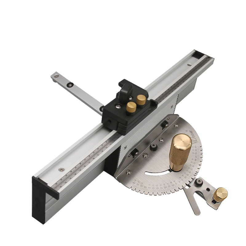 Woodworking Enhanced Fence Miter Gauge Set Table Saw Router Angle Miter Gauge Guide 450mm Alu Mortise Tenon and Flip Stopper
Woodworking Enhanced Fence Miter Gauge Set Table Saw Router Angle Miter Gauge Guide 450mm Alu Mortise Tenon and Flip Stopper